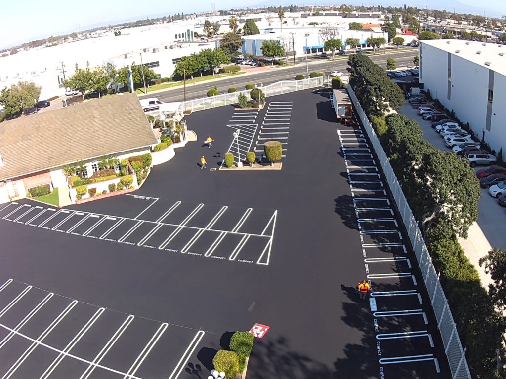 Large Parking Lot Paving for Garden Grove, CA Business - ﻿El Camino ...
